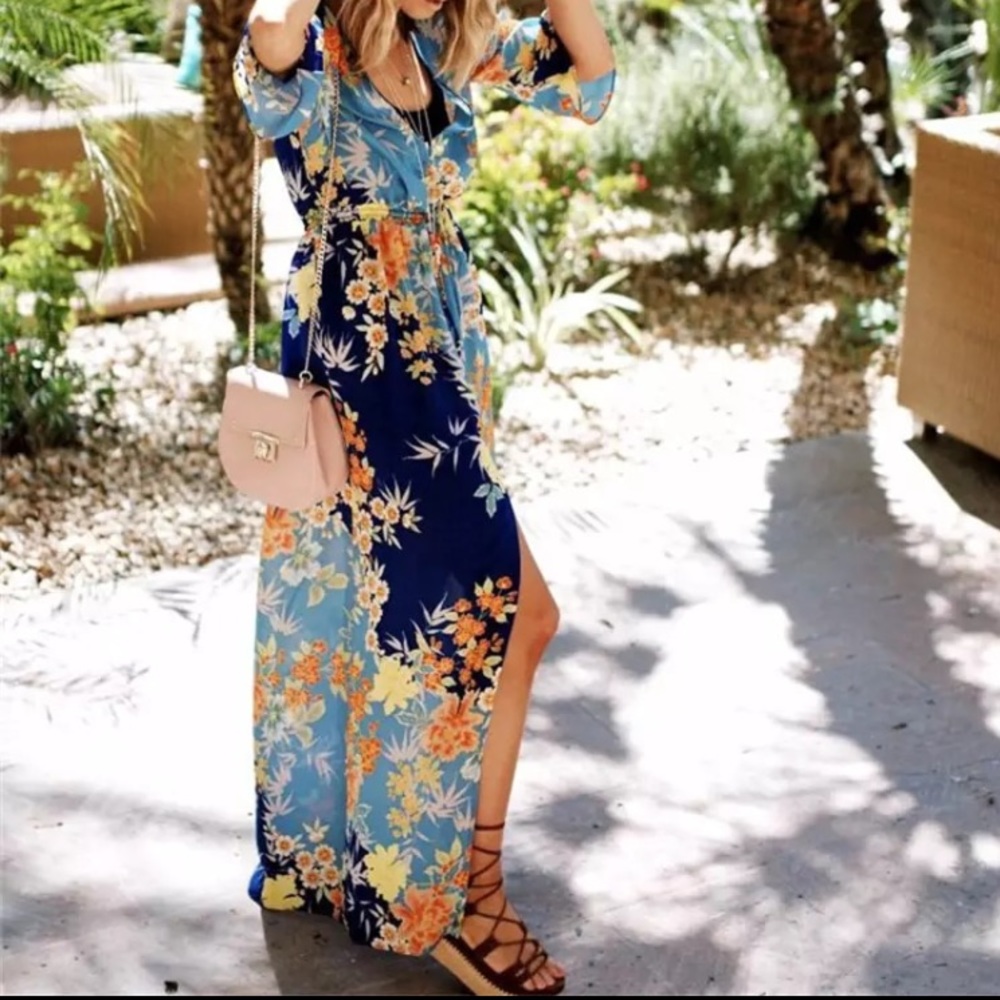 LAST ONE! 5⭐️ FAVE La Costa Gardens Floral Dress - Picture 3 of 7